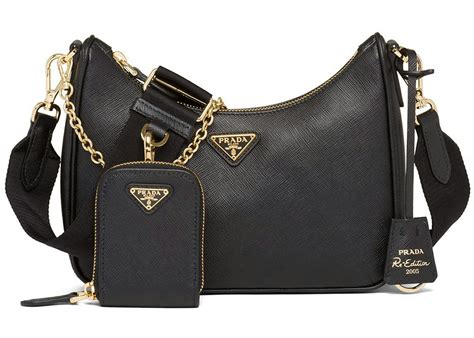 prada milano black bag|authentic Prada saffiano bag.